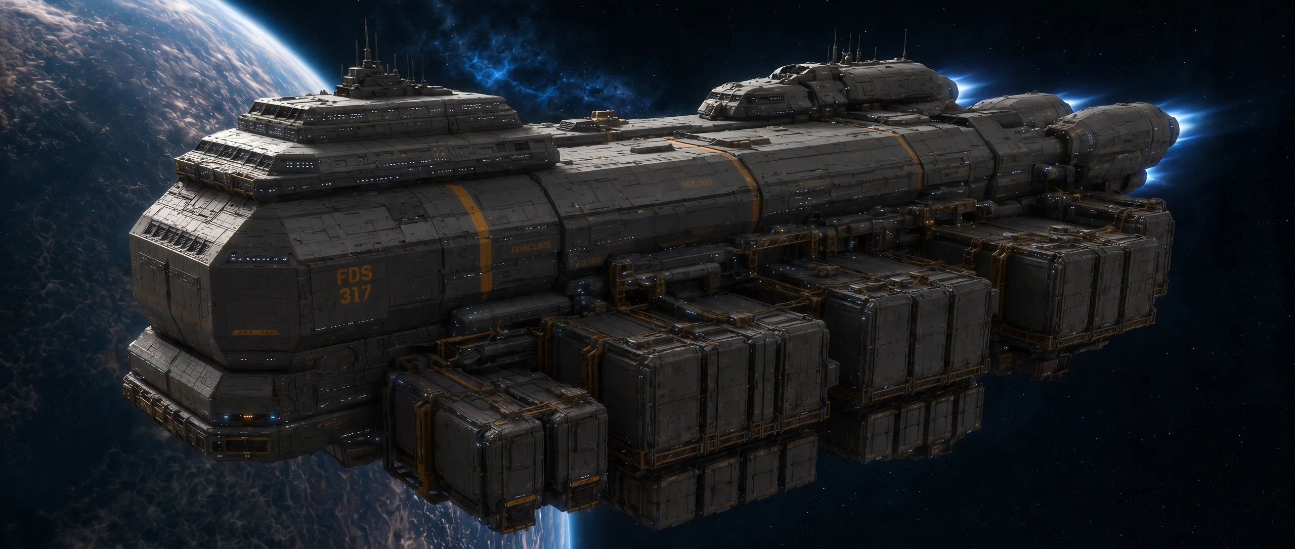 Medium Cargo hull render